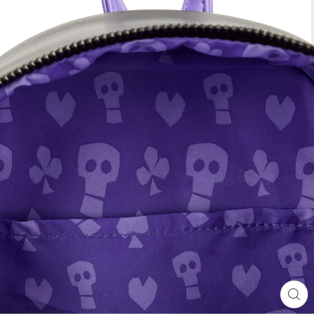 Loungefly Black Halloween Backpack with Spooky Design - Picture 6 of 7